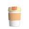 Термостакан-непроливайка KissKissFish Rainbow Vacuum Coffee Tumbler Mini  (желтый, оранжевый, белый)KissKissFish Rainbow Vacuum Coffee Tumbler Mini (Yellow) 114678 - фото 90349